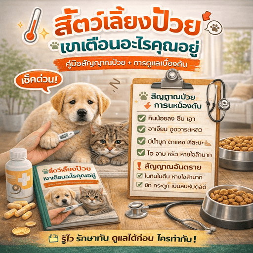 ดูแลสัตว์เลี้ยงป่วย