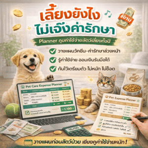 ควบคุมค่าใช้จ่ายสัตว์เลี้ยง