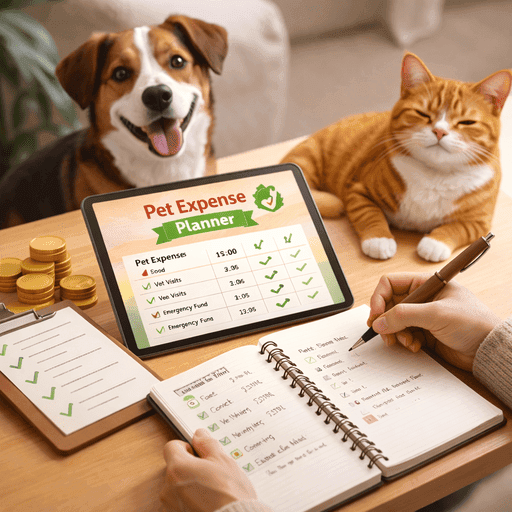 วางแผนค่าใช้จ่ายสัตว์เลี้ยง