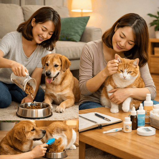 การดูแลสัตว์เลี้ยงที่บ้าน