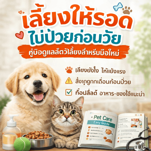 ดูแลสัตว์เลี้ยงสำหรับมือใหม่
